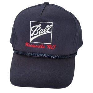 Ball Reidsville NC Luna Basics Men Baseball Trucker Cap Strap Back One Size FLAW